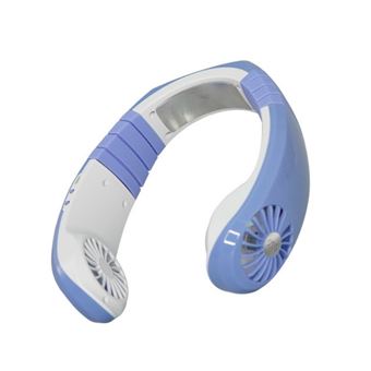 Mini Ventilador Portátil Biaoai BA-BLU01 | USB | Design Pendurar ao Pescoço - Azul - 1
