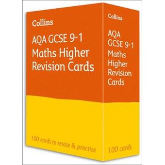 Aqa Gcse 91 Maths Higher Revision Cards Ideal For Home Learning, 2021 Assessments And 2022 Exams Collins Gcse Grade 91 Revision - 1