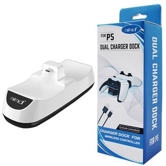 Suporte de Carregamento Mimd Duplo Compativel com PS5 - Branco - 1