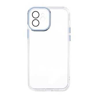 Capa skyhe para Apple iPhone 12 | Clear Chrome Close | Transparente + Azul - 1