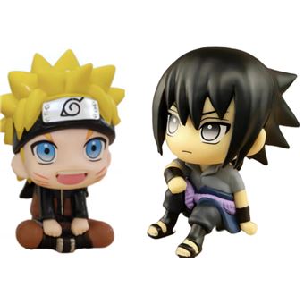 Figura Anime NARUTO EZII Uzumaki Naruto Uchiha Sasuke 2 em 1 - 1