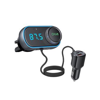 Transmissor FM Bluetooth Orysin para Carro | Mãos Livres | Cancelamento de Ruído | Microfone Grande - 1