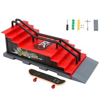 Pack Antiimpacto F Rampa + Tábua Fingerboard Skate Dedo | 235x95x100mm - 1
