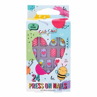 Unhas Falsas Chit Chat Bee Happy - 1
