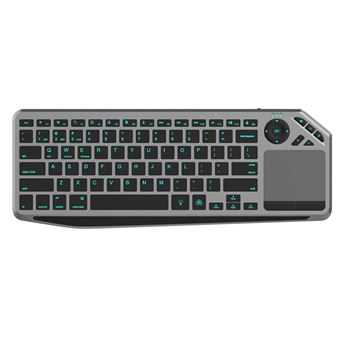Teclado Wireless Techly ICTB9801TB | Idioma: Inglês US | Preto - 1