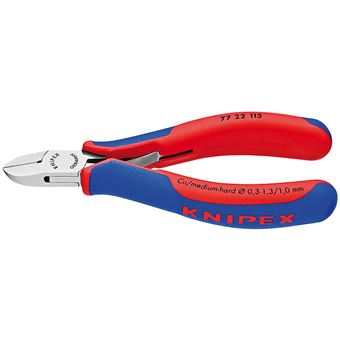 Alicate Diagonal Knipex 77 22 115 | Azul, Vermelho - 1