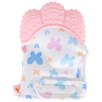 Luva Mordedor de Silicone Cangaroo Olive Butterflies - 1