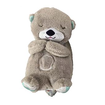 Peluche lontra SZSMART ST01 | Brilha respira música e ajuda a dormir | cinzento - 1