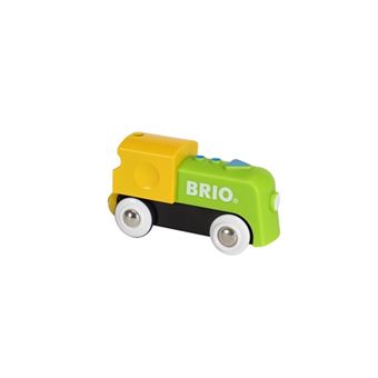 Comboio de brincar BRIO My First Railway Battery Engine | Verde, Amarelo - 1