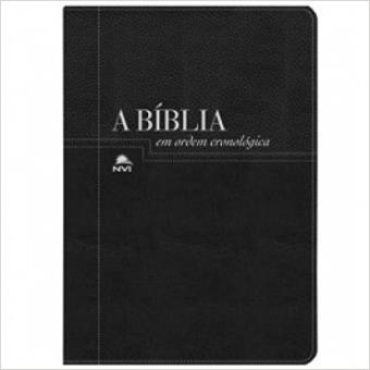 Bíblia NVI Em Ordem Cronologica. Capa Luxo Preta - 1