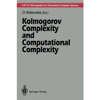 Kolmogorov Complexity and Computational Complexity - Paperback - 2011 - 1