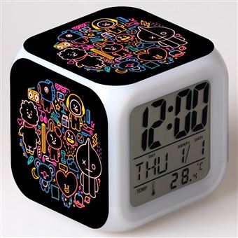 Despertador Infantil HSMY | LED | Multifuncional Colorido | BT21 1 - 1