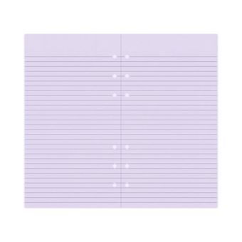 Recarga Personal Filofax Pautado | 30 Folhas | 80Gr - Lilás 133015 - 1