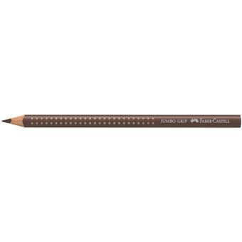Lápis de Cor Faber-Castell Jumbo GRIP 110976 | Castanho - 1