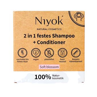 Champô Sólido Niyok 2 In 1 Festes Shampoo + Conditioner - 1
