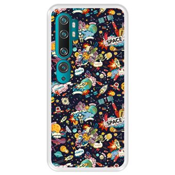 Capa Tpu Hapdey para Xiaomi Mi Note 10 - Note 10 Pro - Cc9 Pro | Design Padrão de Constelação | Galáxia 4 - Transparente