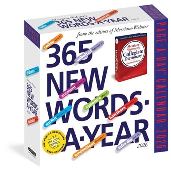 365 New Words-A-Year Page-A-Day® Calendar 2026: From the Editors of Merriam-Webster - 1