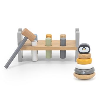Conjunto empilhável e martelo Viga Pinguim - 1