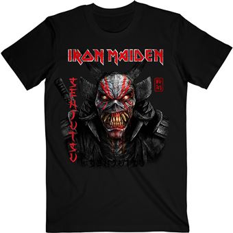 T-shirt Rock Off IRON MAIDEN | Senjutsu Black Cover | Preto | S - 1
