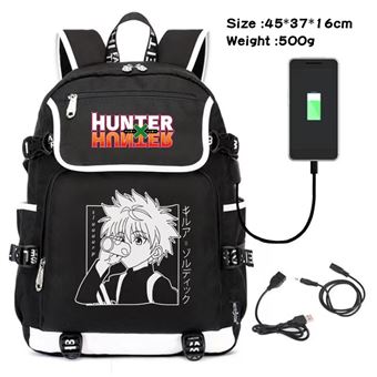 Mochila Escolar DreamWorks | Hunter X Hunter | 37 x 16 x 45 cm | Preto 1561 - 1