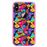 Capa Tpu Hapdey para Iphone X - Xs | Design Padrão de Bolhas Em Quadrinhos 4 - Rosa_0
