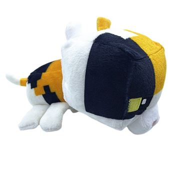 Peluche Good Deal Minecraft Gato | 16 cm - Branco/Amarelo - 1