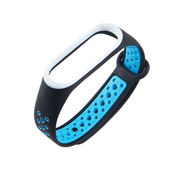 Bracelete Lmobile para Mi Band 4 - Azul / Preto - 1