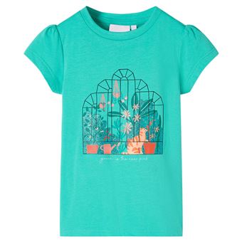 T-shirt para criança vidaXL | menta 128 | 7 a 8 anos - 1