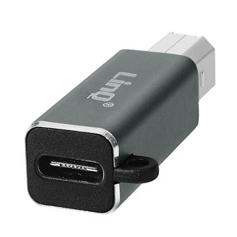 Adaptador USB-C fêmea para USB-B macho LinQ | Transferência Rápida Plug and Play - 1