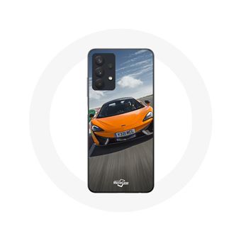 Capa Maniacase para Samsung Galaxy A32 5G com o design laranja da equipe de Fórmula 1 McLaren - 1