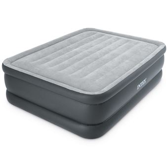 Colchão Casal Insuflável Intex com Felpo 203x152x51 cm 64140
