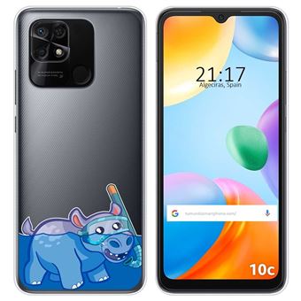 Capa Tumundosmartphone de silicone transparente para Xiaomi Redmi 10C desenhos Hipo de design - 1