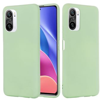 Capa de Silicone Magunivers para Xiaomi Redmi K40/K40 Pro/K40 Pro+/Poco F3/Mi 11i com Alça | Flexível - Verde - 1