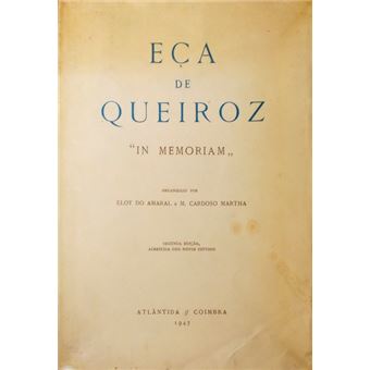Eça de queiroz. in memoriam. - 1