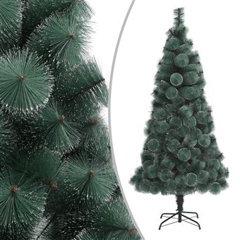 Árvore de Natal artificial vidaXL | com suporte | 180 cm | PET | verde - 1