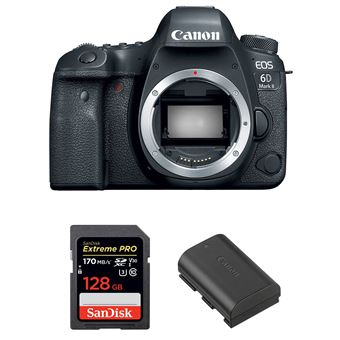 Máquina Fotográfica Canon EOS 6D Mark II Corpo + SanDisk 128GB Extreme PRO UHS-I SDXC 170 MB/s + Canon LP-E6N + PDF 15 técnicas para melhorar as suas fotografias - 1