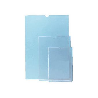 Mica Portacarnets Com Uñero Cuarto Transparente Pvc 22,5 (H) X 16,2 (A) Cm 50Unidades - 1