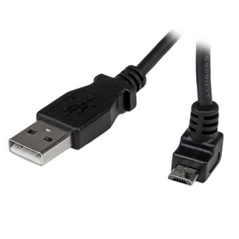 Cabo Usb StarTech.com Cabo Micro USB de 2 m - A para Micro B ângulo superior | Preto - 1