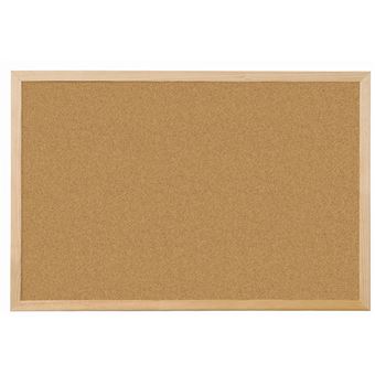 Quadro de Avisos Fixo Q-CONNECT KF03567 | Castanho - 1