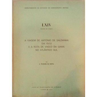 A viagem de antónio de saldanha em 1503 e a rota de vasco da gama no atlântico sul. - 1