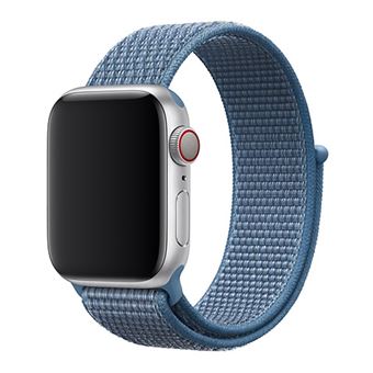 Pulseira de nylon de Substituição WISETONY para Apple Watch Series 4 40mm/Series 3/2/1 38mm Azul - 1