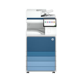 Impressora Multifunções Laser P&B HP LaserJet Enterprise LaserJet Ent MFP 8601DN Printer Europe - Multilingual Localization | 70 ppm | Wi-Fi | Azul, Branco - 1