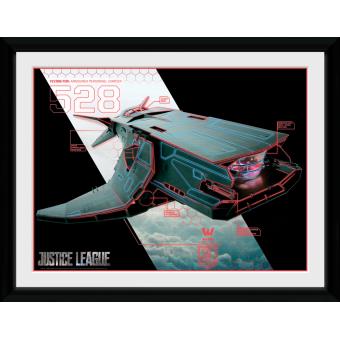 Poster Emoldurado GB Posters Justice League Movie Flying Fox 30 x 40 cm - 1