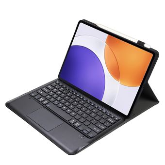 Capa com Teclado Bluetooth FOXDOCK para Xiaomi Pad 7S Pro 12.5 | Teclas Quadradas | Função Touchscreen | Preto - 1