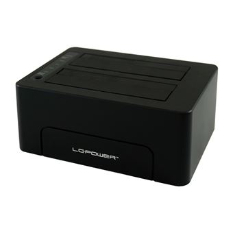 Docking Station para Discos Rígidos LC-Power LC-DOCK-C | Preto - 1