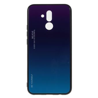 Capa TPU vidro híbrido gradiente roxo/azul para Huawei Mate 20 Lite - 1