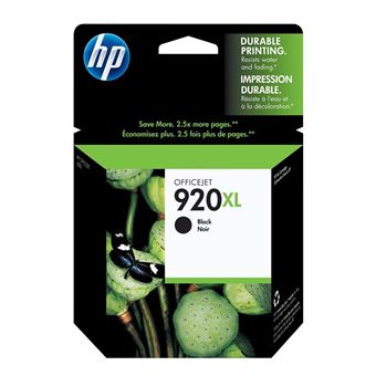 HP 920XL Black Officejet Ink Cartridge - 1