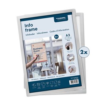 Moldura de Parede Europel 196000 | Prateado - 1