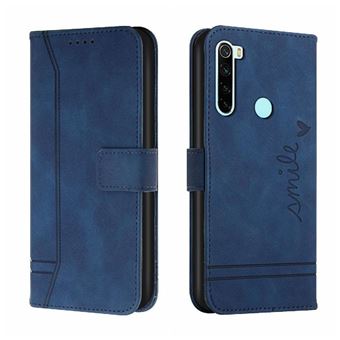 Capa ZURSANA para Xiaomi Redmi Note 8T | Pele PU | Magnética TPU | À Prova de Choque | Azul - 1