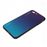 Capa TPU vidro de cor gradiente roxo/azul para Apple iPhone 8 Plus/7 Plus_1